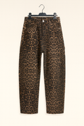 Pantalone con strass animalier