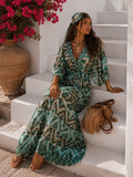 Abito Boho Chic Sahara in seta