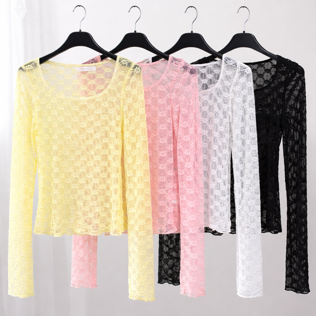 Maglia in Pizzo Floreale