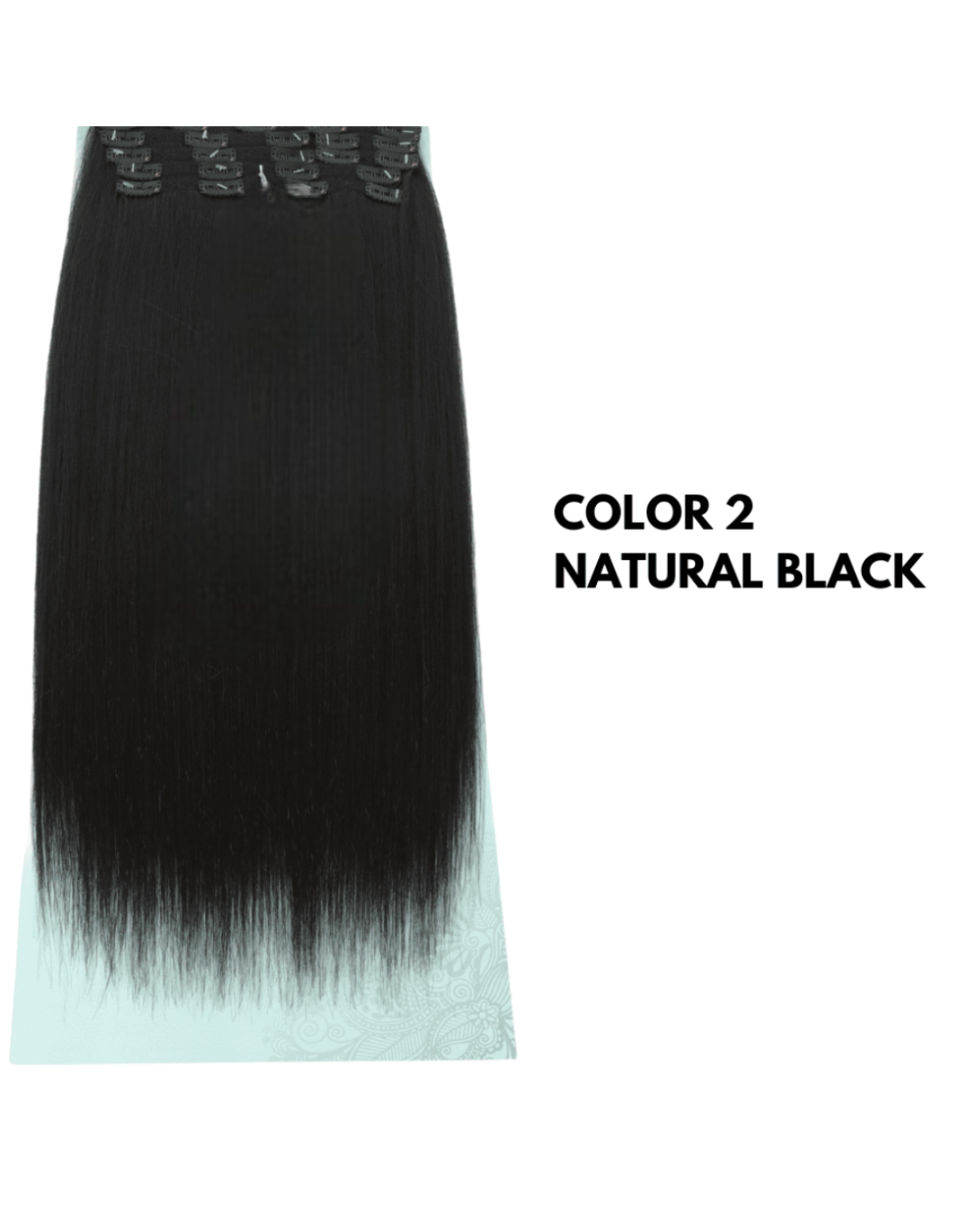 Extension 228gr lisce 7 clip vari colori