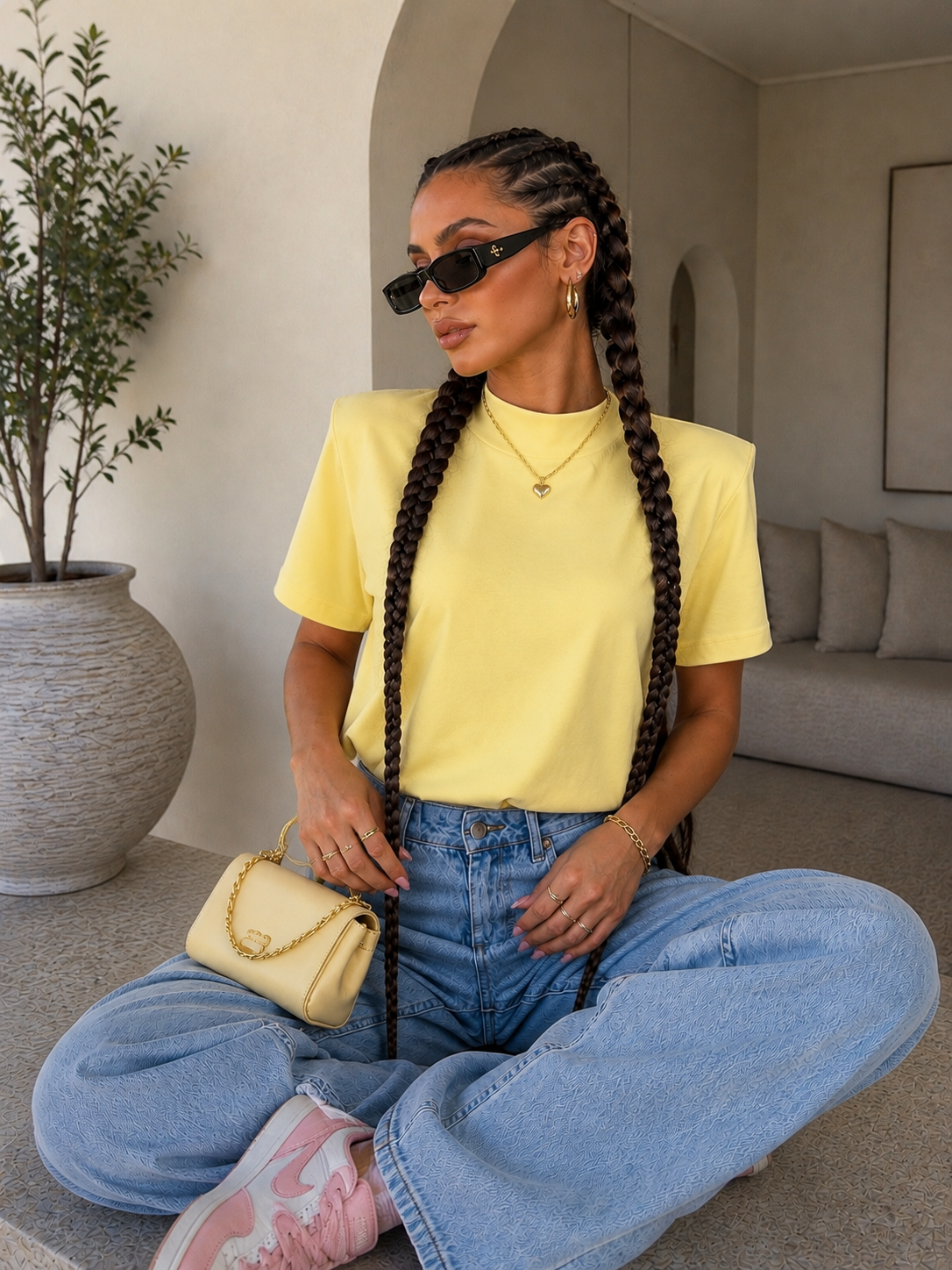 Maglia Over Shoulder Chic