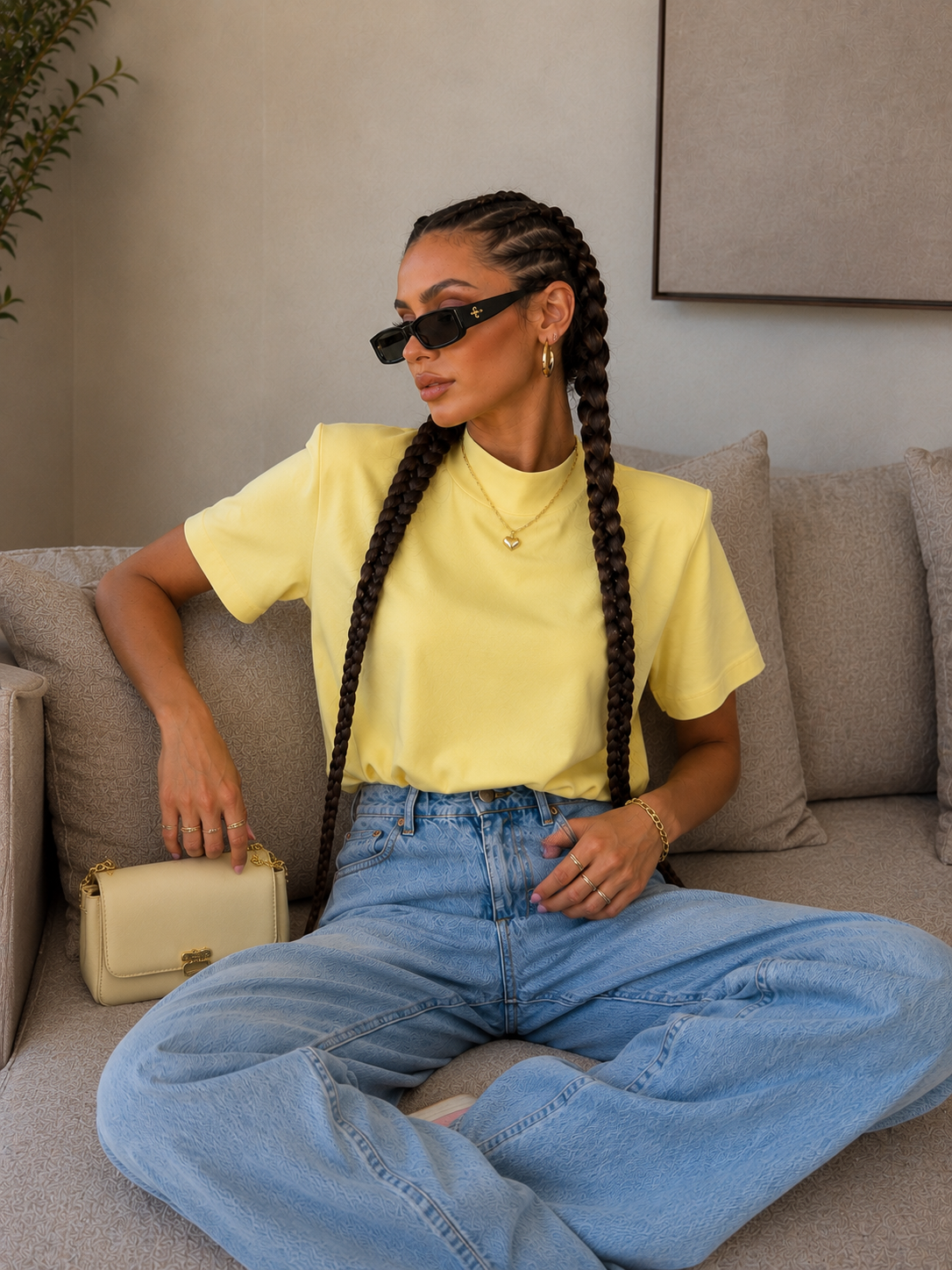 Maglia Over Shoulder Chic