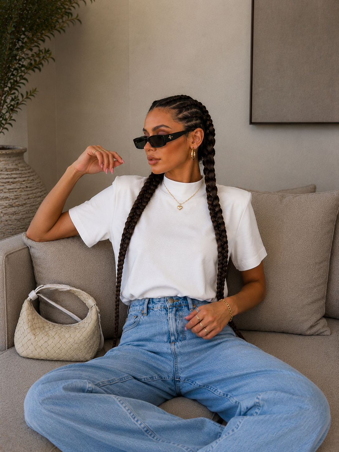 Maglia Over Shoulder Chic