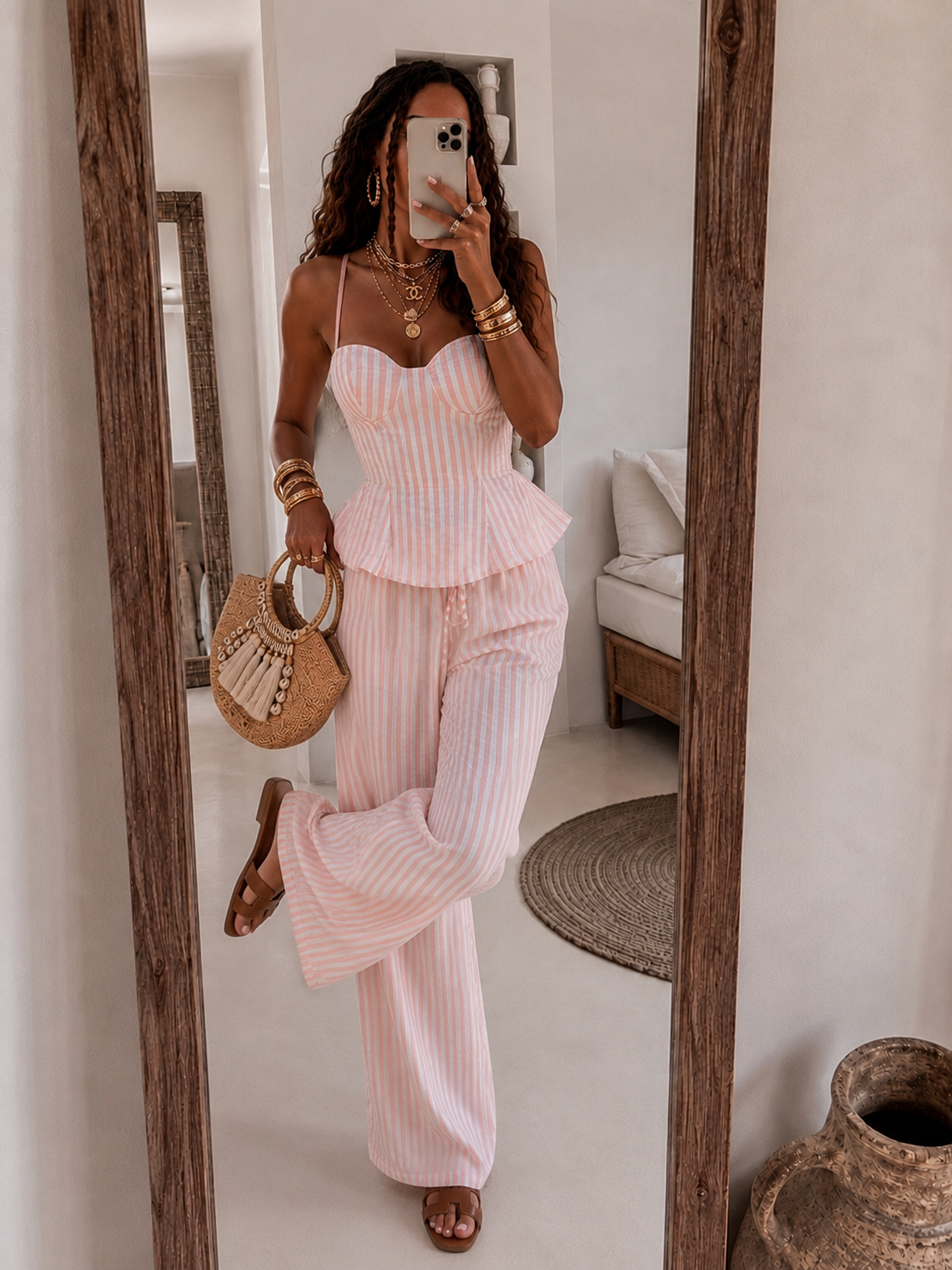 Completo Righe Candy Chic
