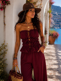 Completo Top Elasticizzato e Pantalone