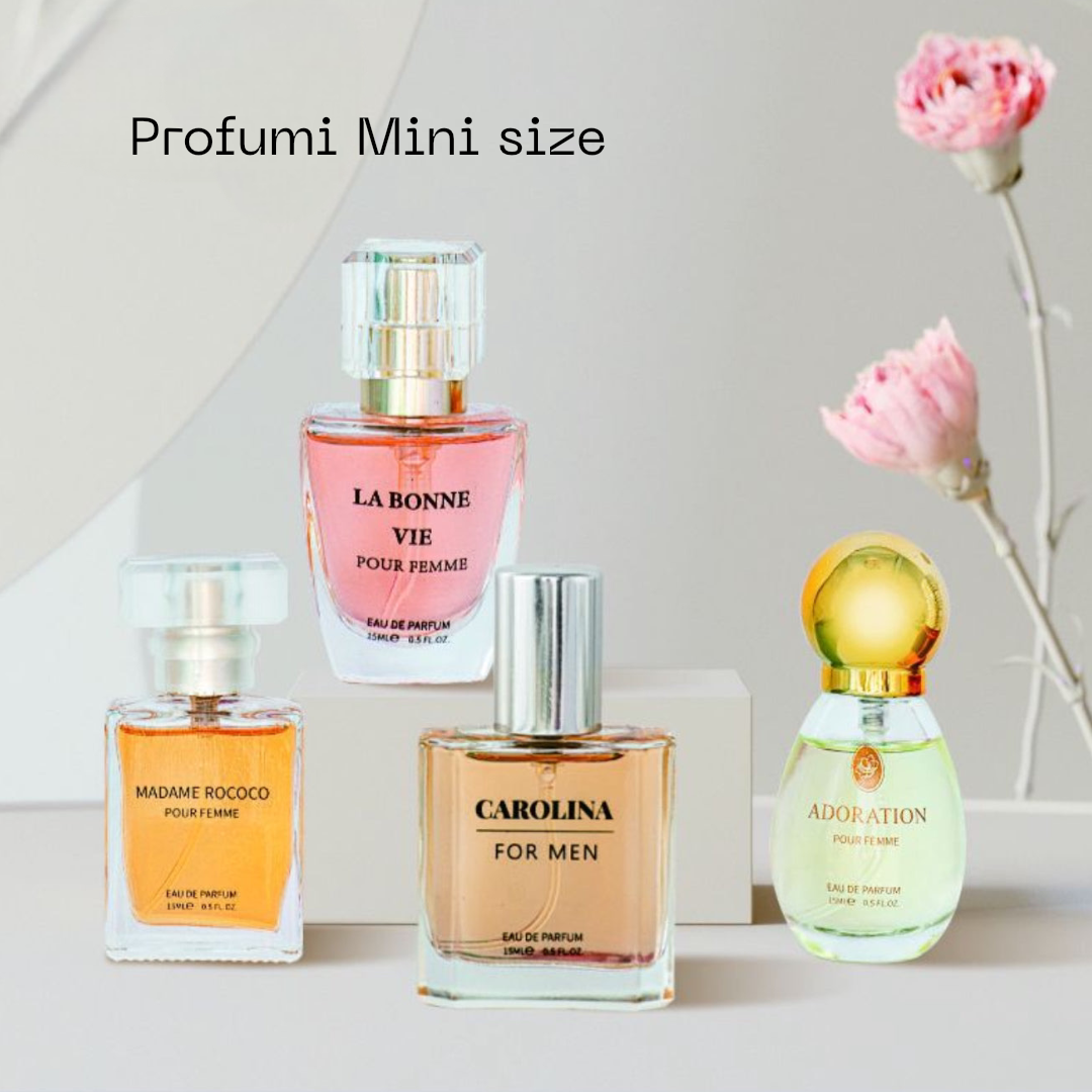 Profumi mini size 15ml varie profumazioni
