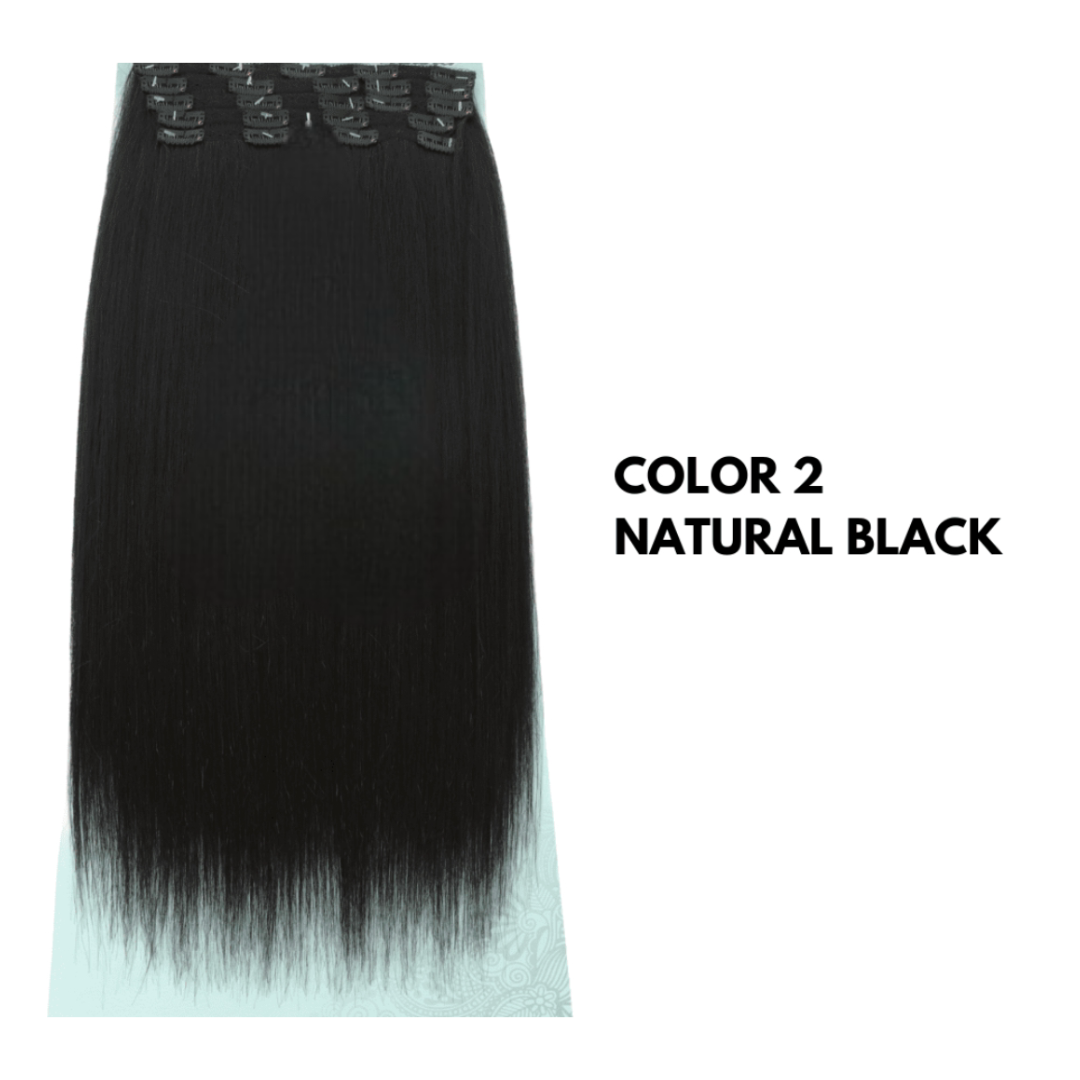 Extension 228gr lisce 7 clip vari colori