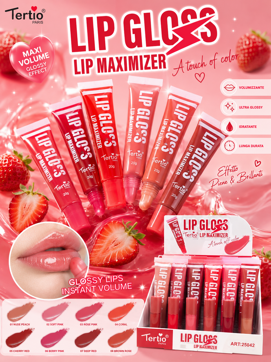 Lip gloss Lip maximizer