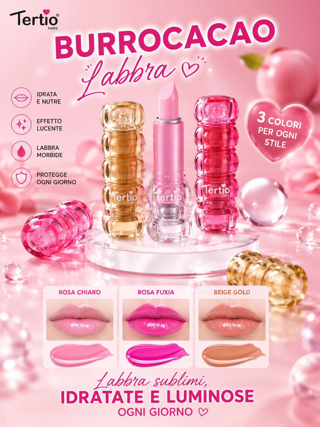 Burrocacao Labbra – Glow Balm Effetto Wow