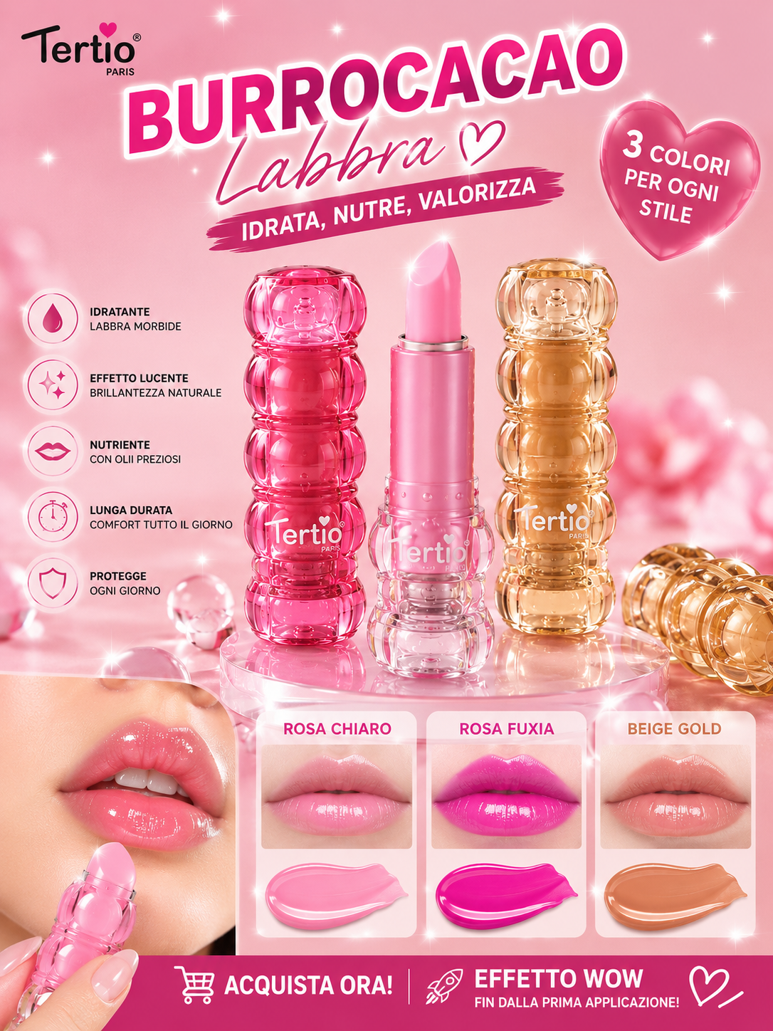 Burrocacao Labbra – Glow Balm Effetto Wow