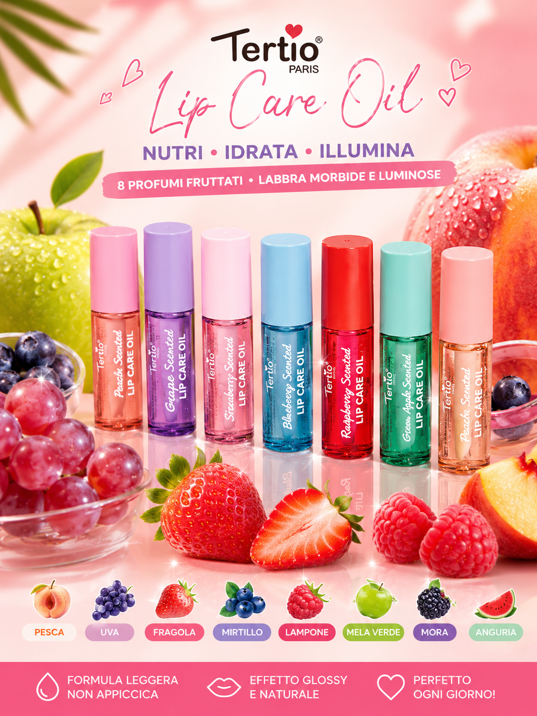 Lip care oil fruit