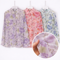 Camicia floreale in velo