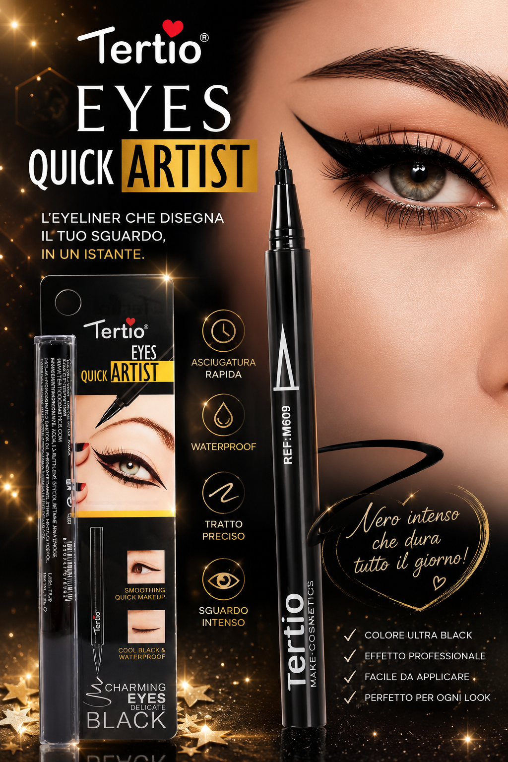 Eye-liner nero waterproof