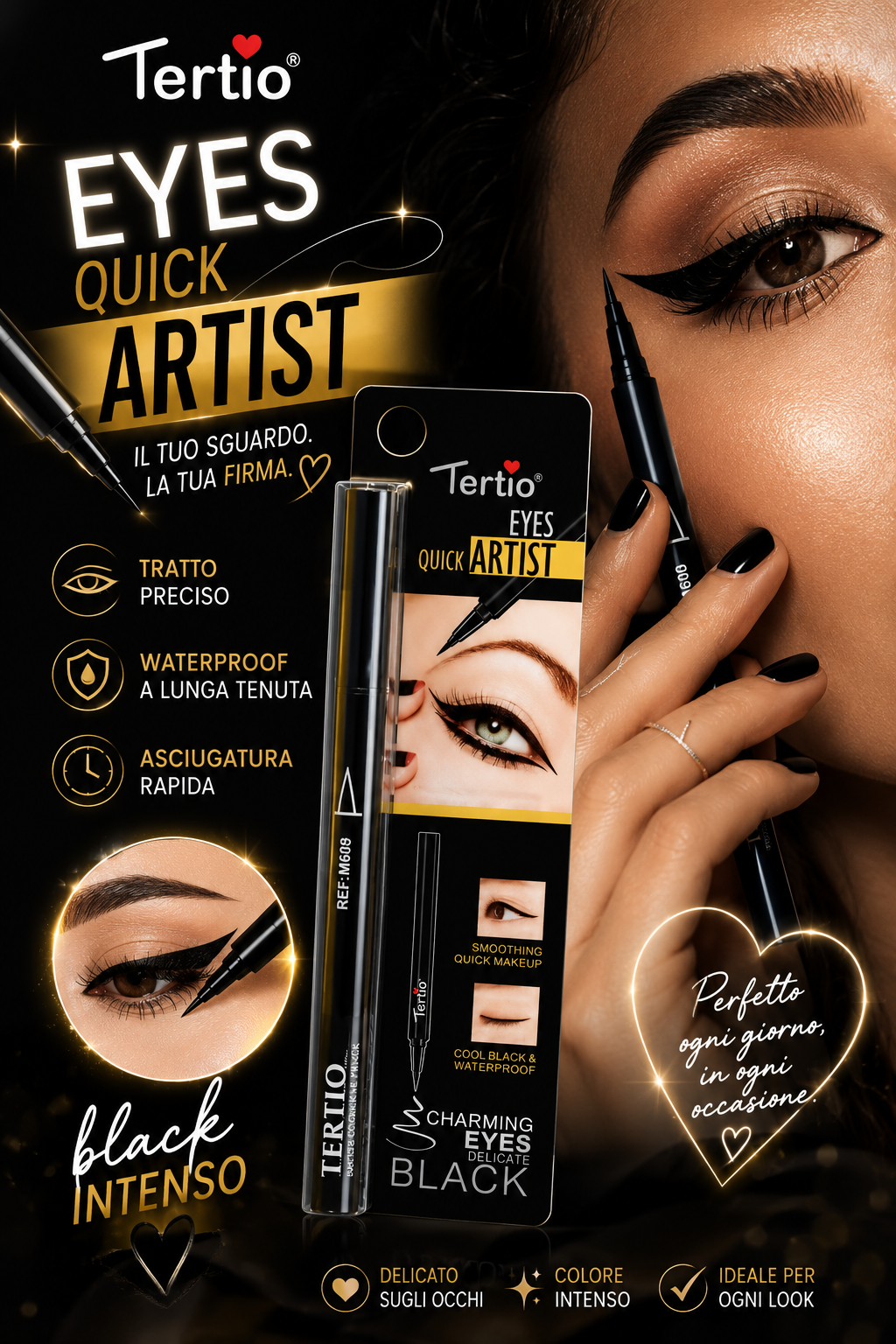 Eye-liner nero waterproof