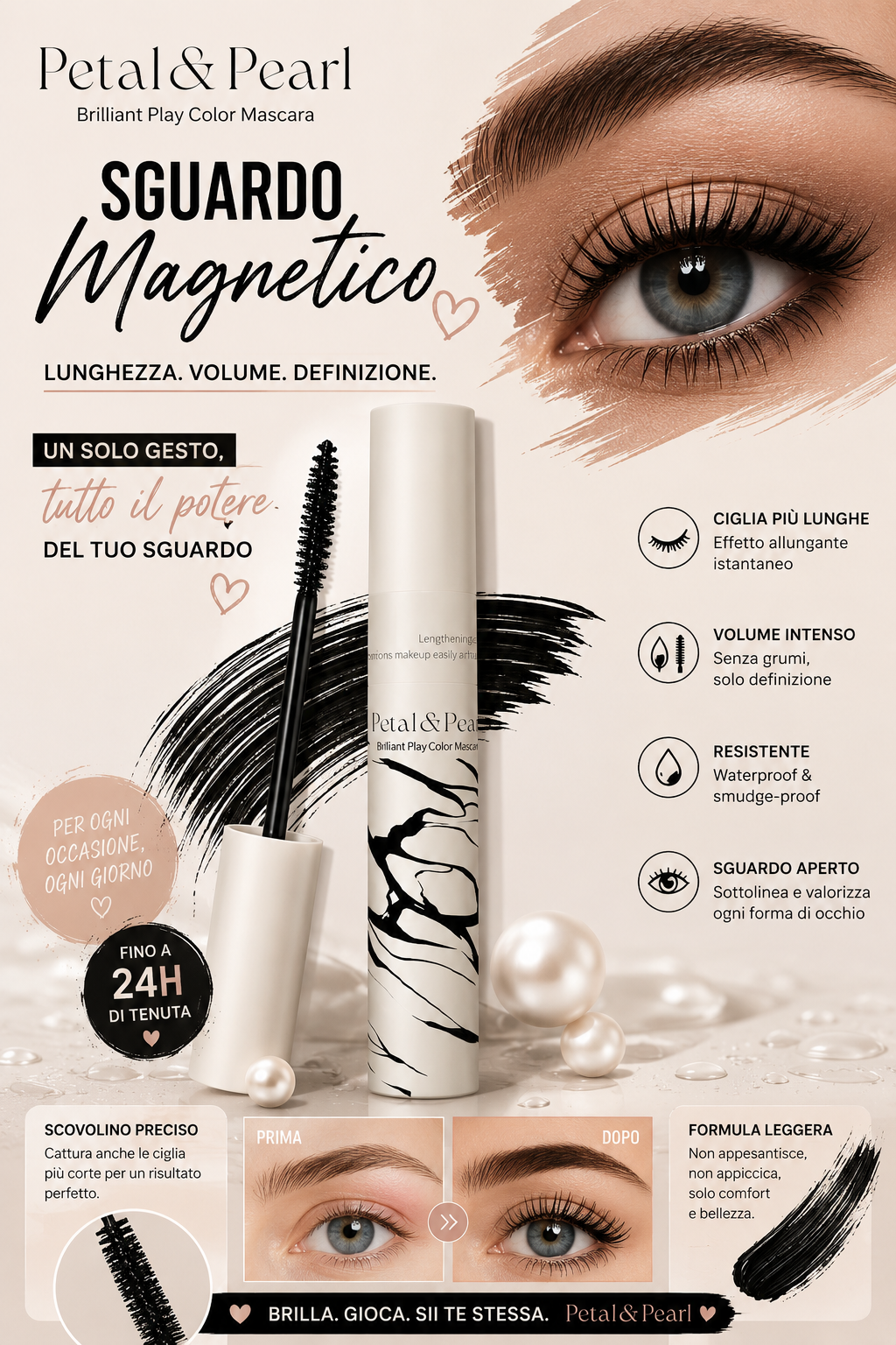 Mascara Effetto Allungante Nero