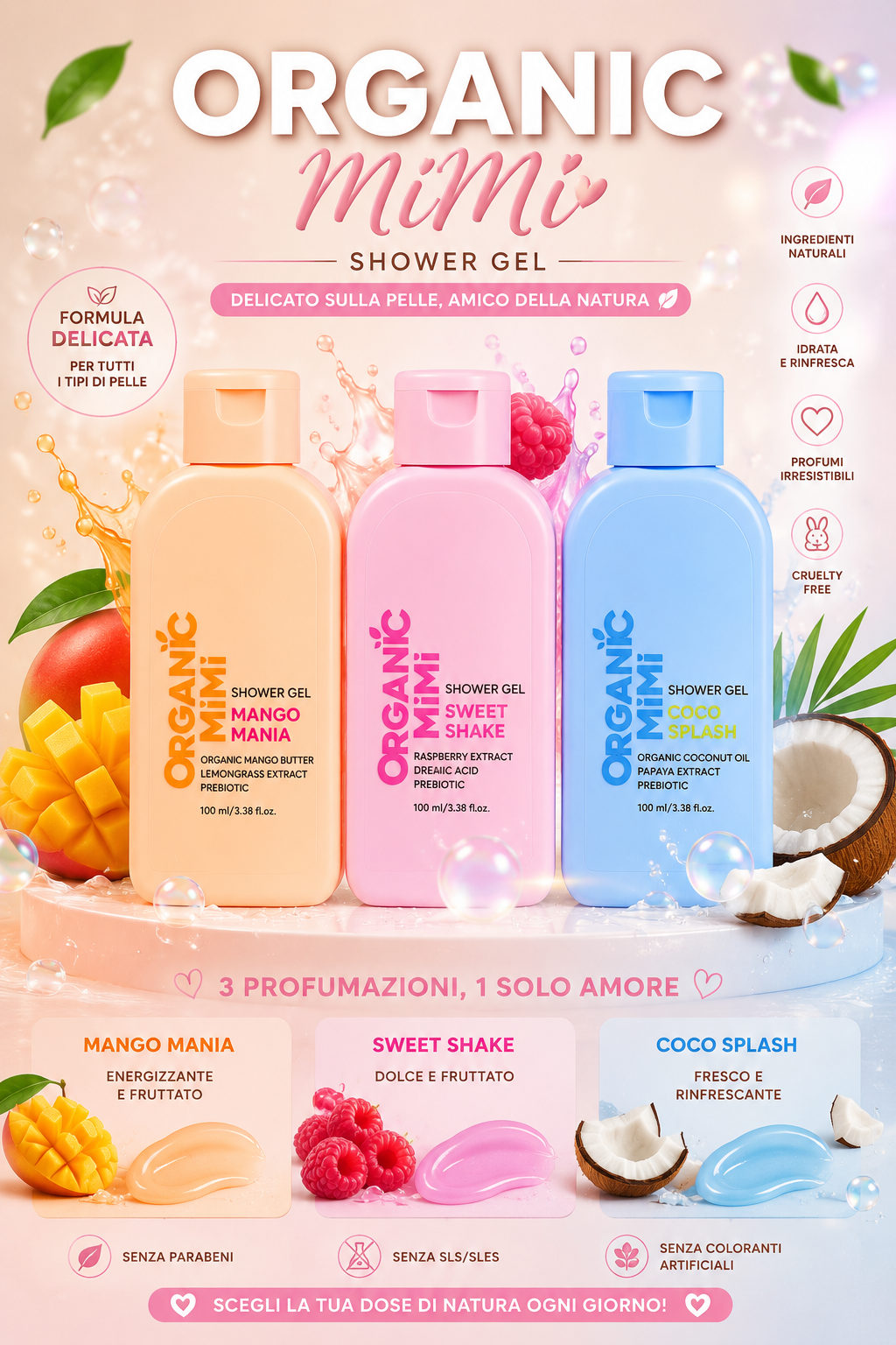 Shower Gel- Organic Mimi