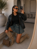 Gonna in jeans con cintura