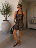 Completo animalier top e pantaloncino