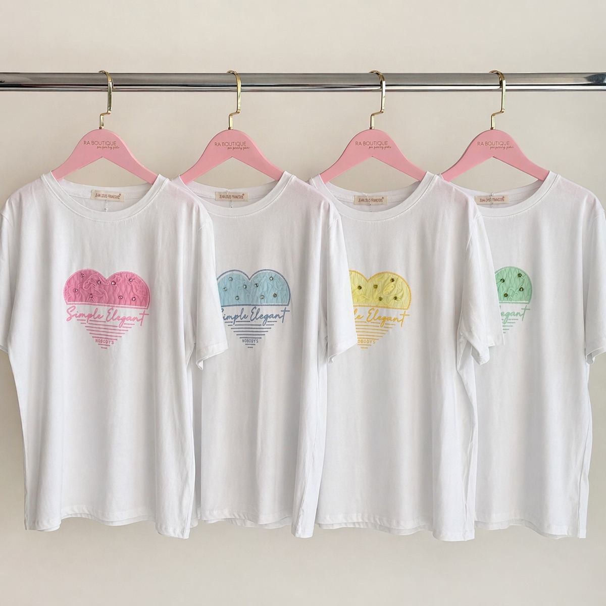 T-Shirt con cuore simple elegant