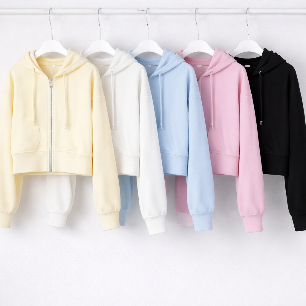Felpa primaverile con Zip