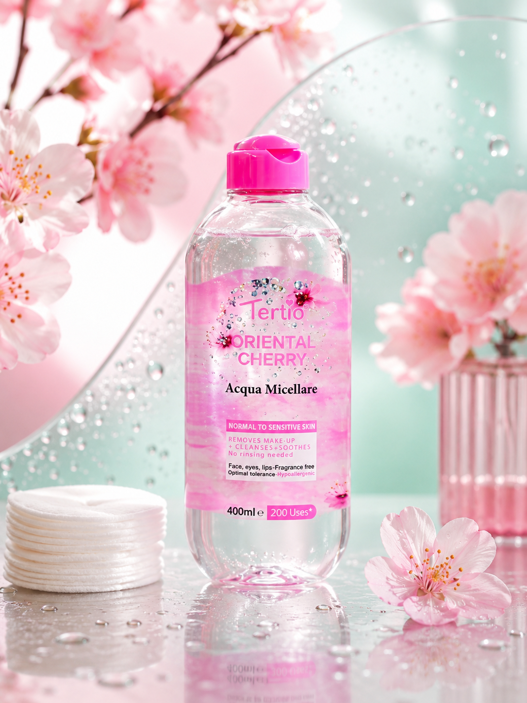Oriental Cherry – Acqua Micellare Delicata 400ml