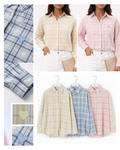 Camicia check heart