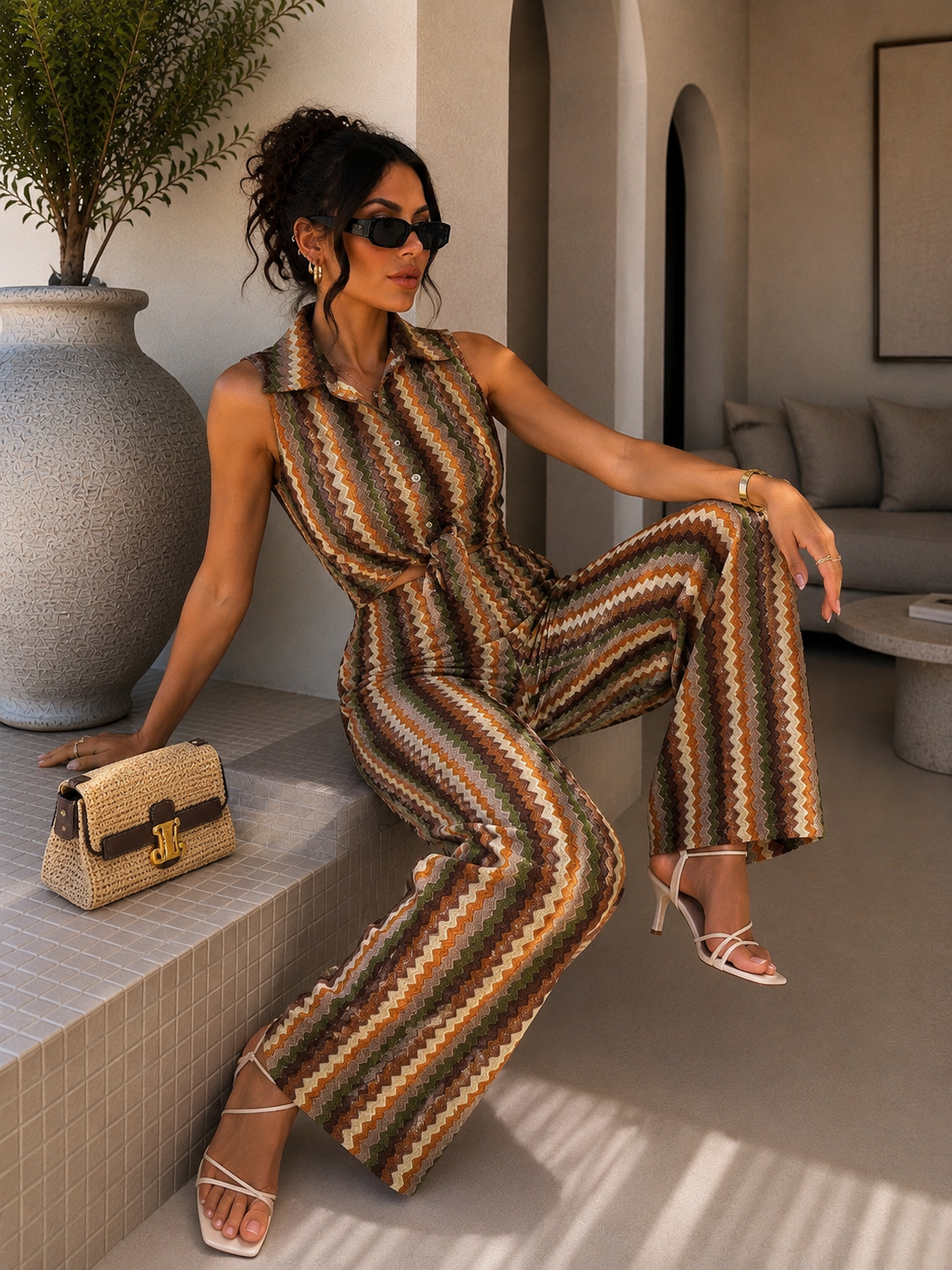 Completo Zig Zag Summer Chic