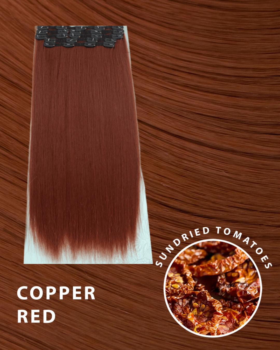 Extension 228gr lisce 7 clip vari colori