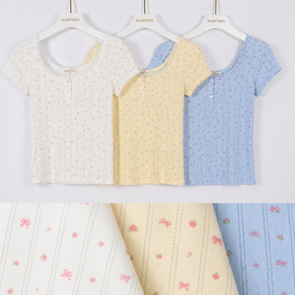 Top Romantic Chic Fiorellini e fiocchi