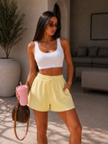 Short con scritta Love