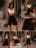 Bermuda leopardati sporty donna