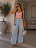 Jeans Flower Bloom