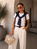 T-shirt con dettaglio cuore  e coprispalle