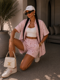 Completo con fiocchetti short e camicia