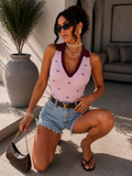 Body con fiocchetti e  colletto