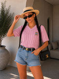 Maglia Teddy a trecce