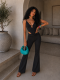 Tuta sensual chic nero