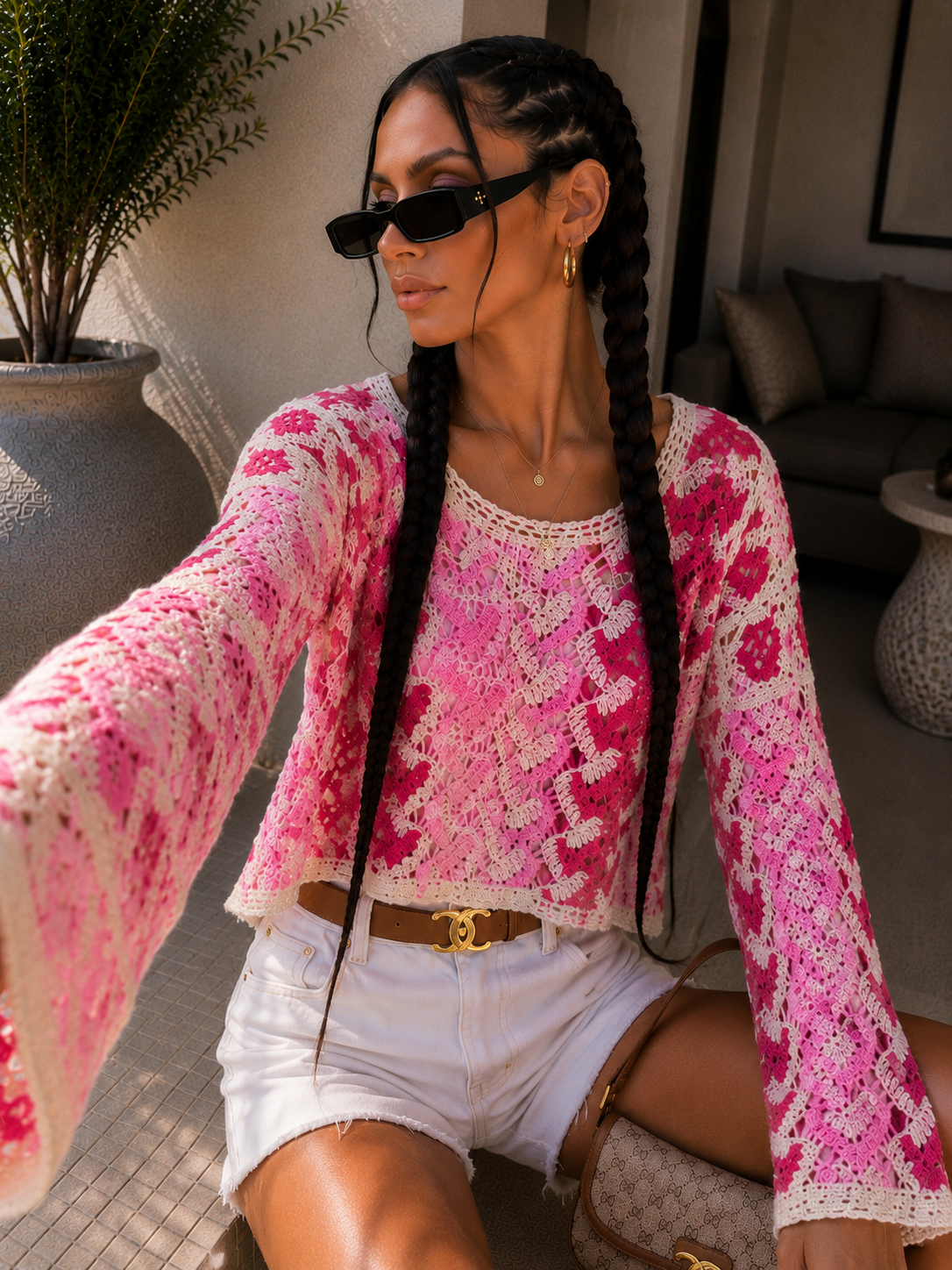 Maglia Crochet Summer Wave