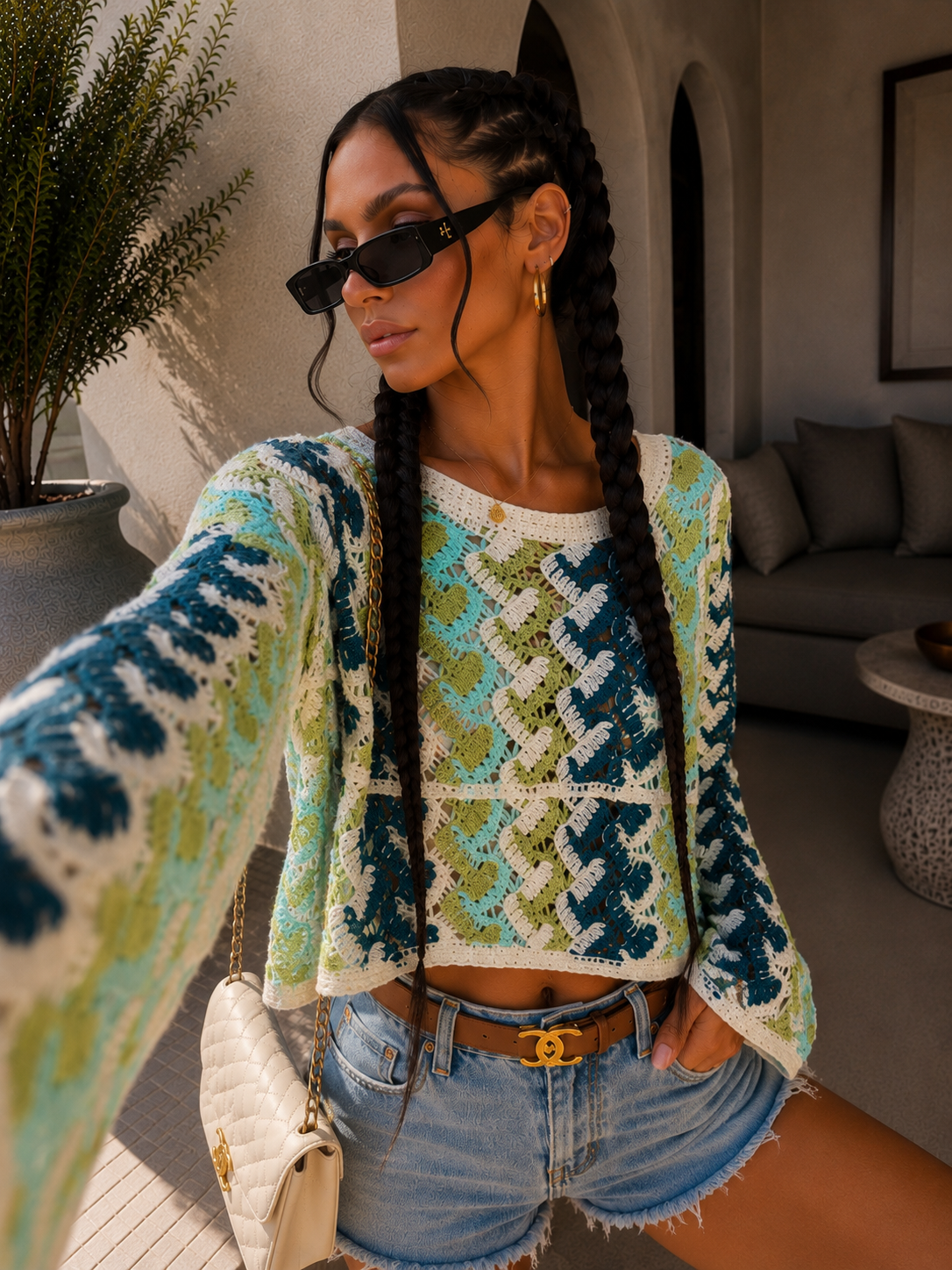 Maglia Crochet Summer Wave