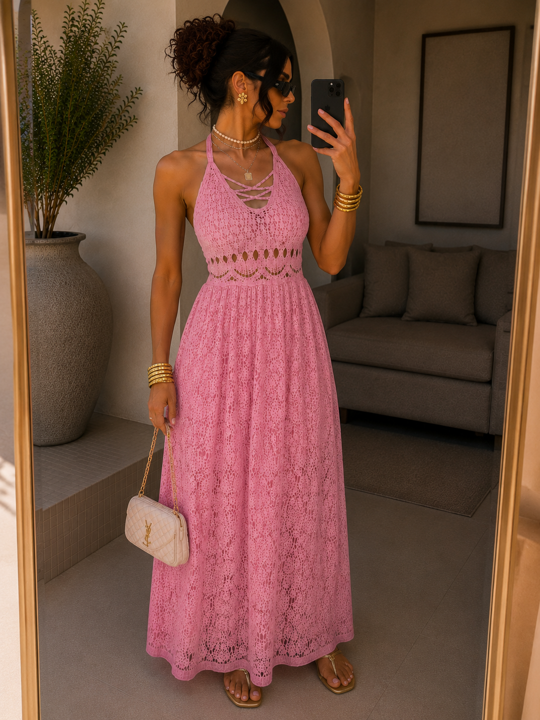 Abito Lungo Crochet Summer