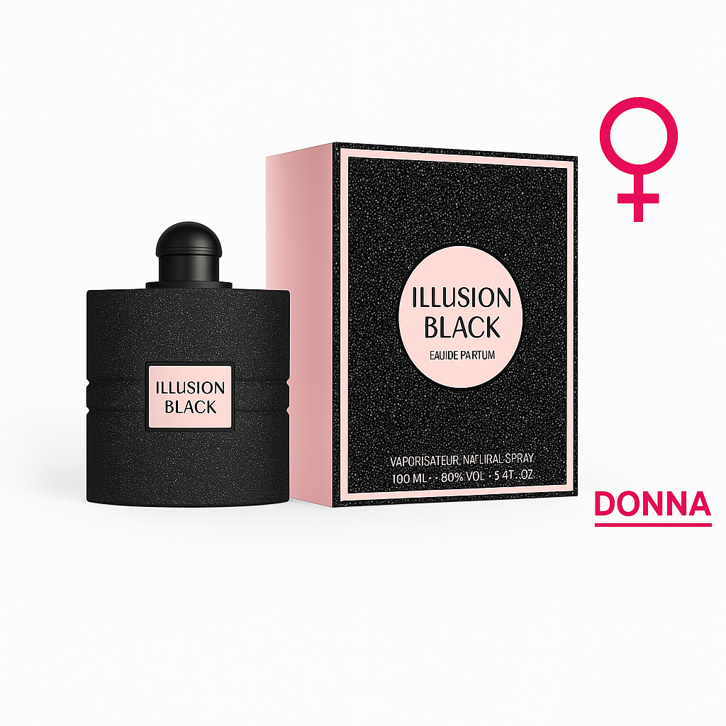 Profumo Illusion Black- Eau de Parfum 100ml