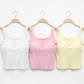 Top Lace Basic con bottoncini