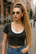 Maglia grigio scuro con canotta