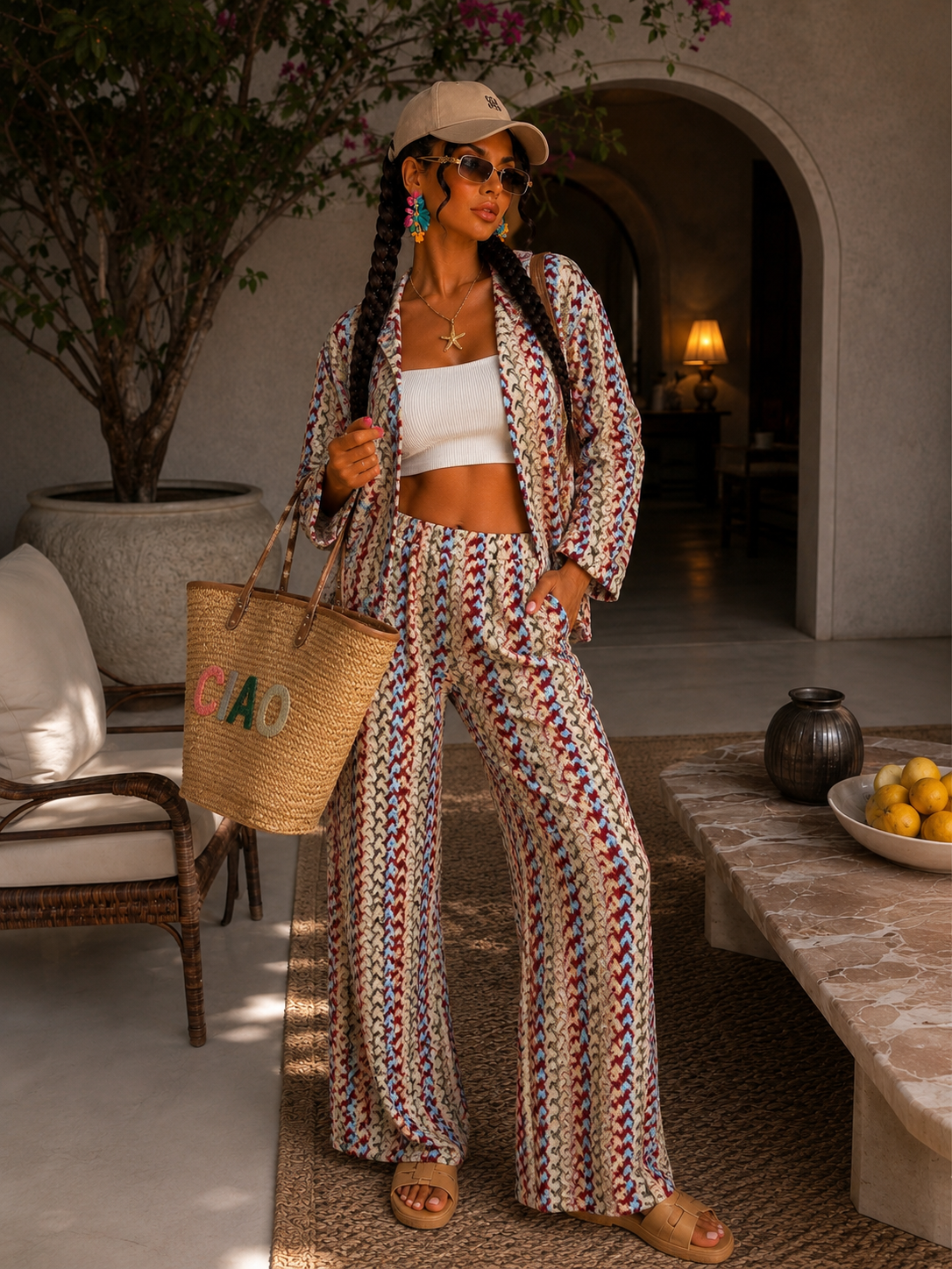 Completo  Crochet Multicolor