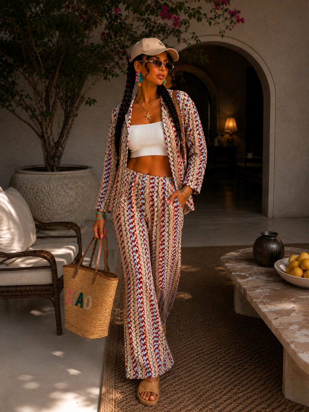 Completo  Crochet Multicolor