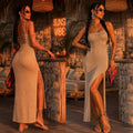 Abito in lurex oro