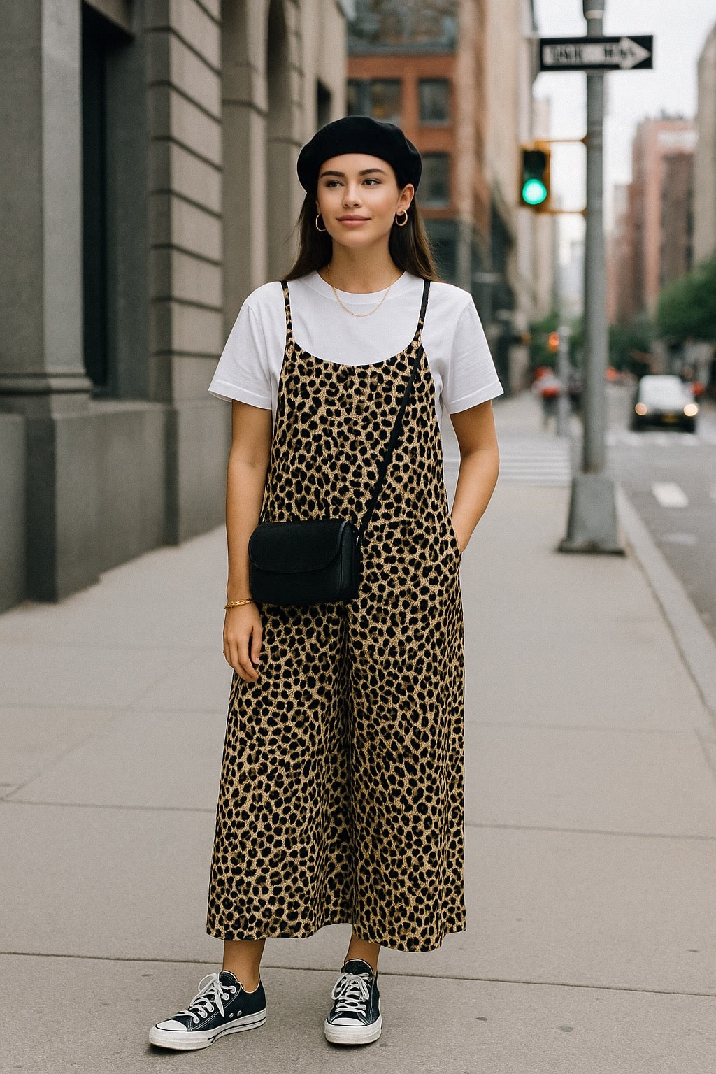 Tuta animalier più t-shirt
