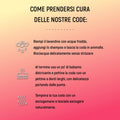 Coda liscia con Coulisse Nero/Grigio Degradè