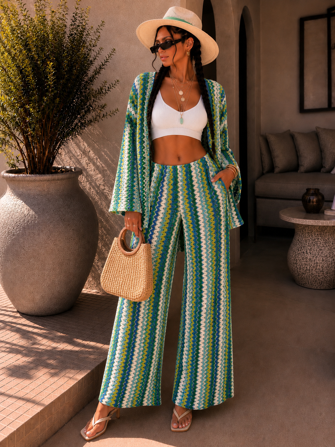 Completo  Crochet Multicolor