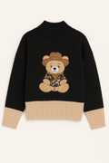 Maglione teddy animalier